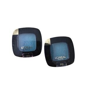 L'Oreal Paris Eyeshadow 213 TEAL COUTURE **Discontinued Color ** Set of 2